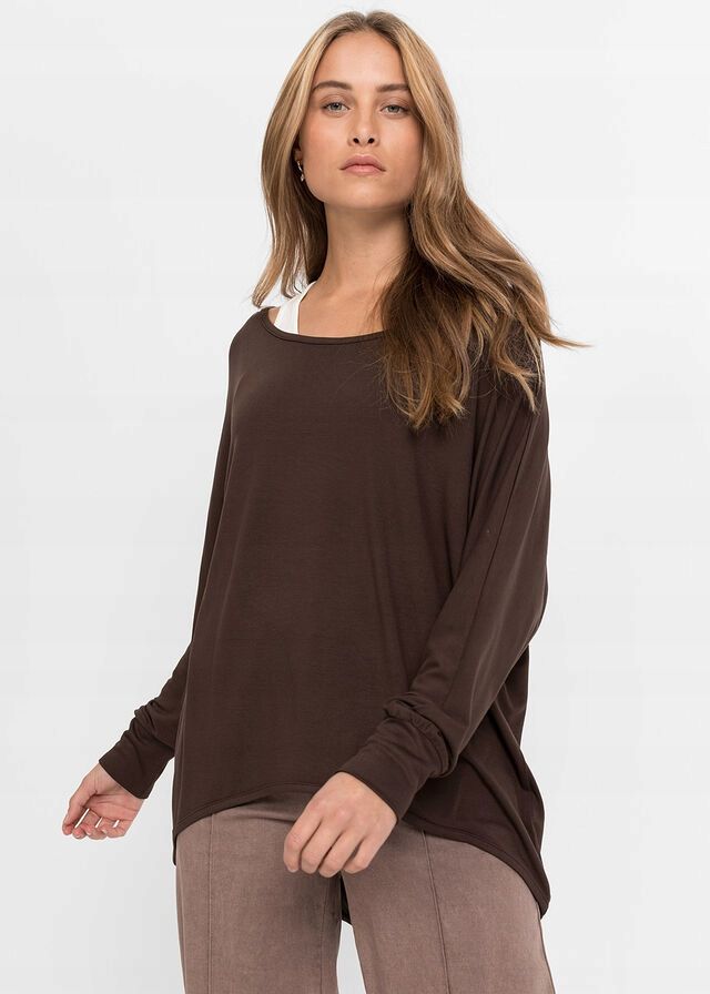 B.P.C luźna bluzka oversize z topem ^32/34
