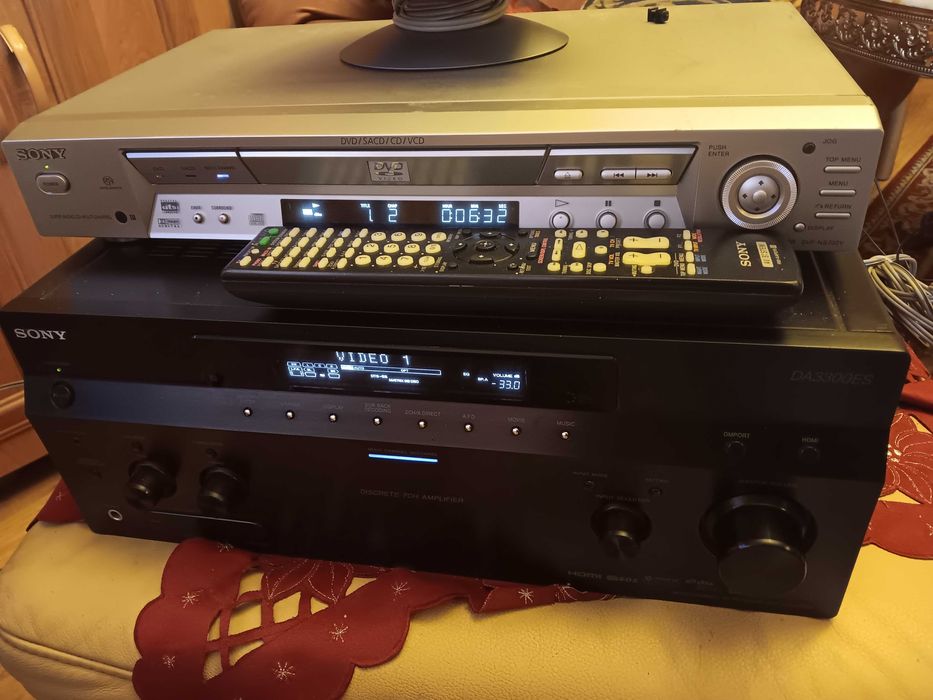 Sony str-da3300es  7.1 scd-xe800 cd sacd pilot black
