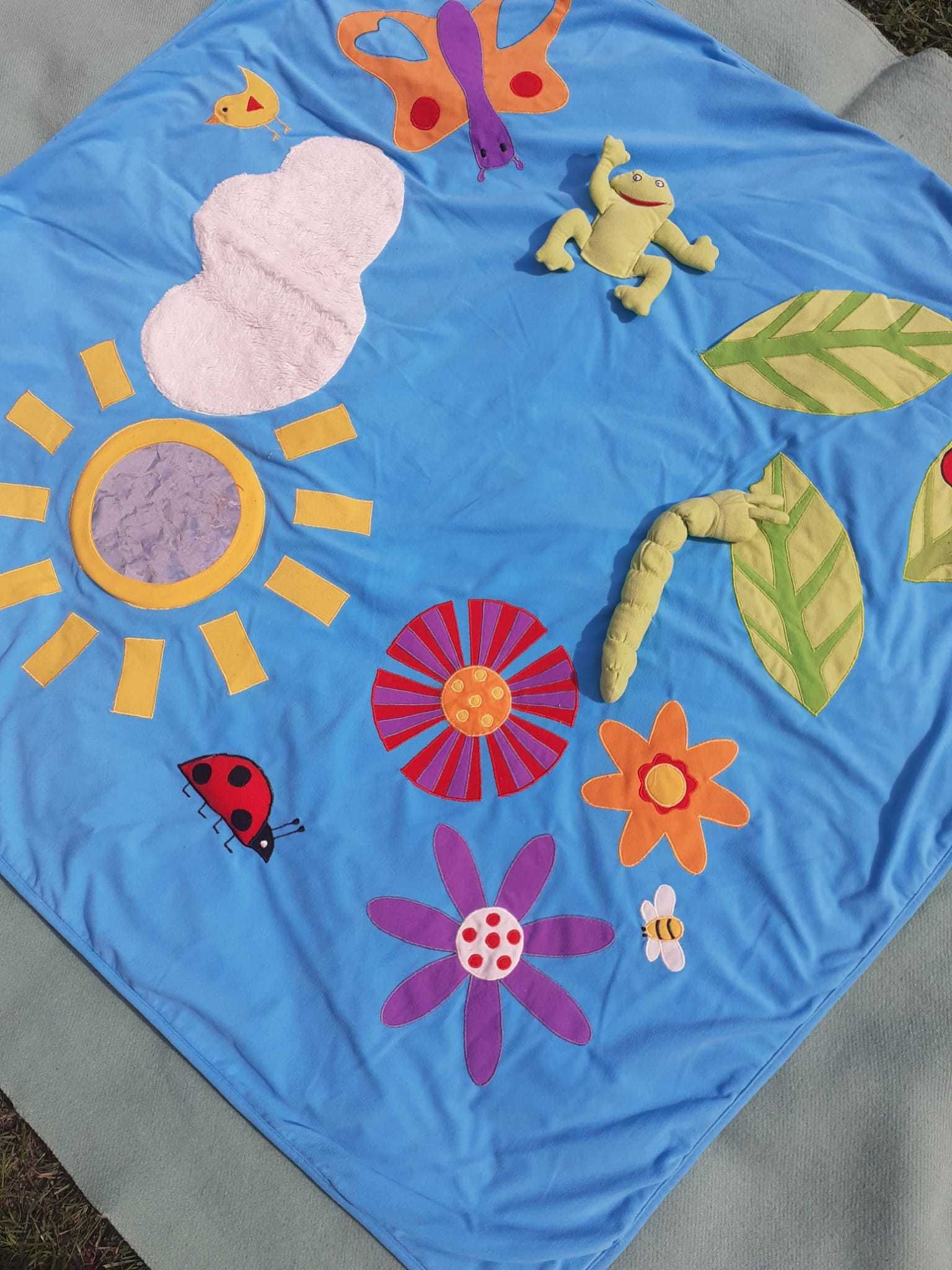 Mata edukacyjna dywan do zabawy dla niemowlaka