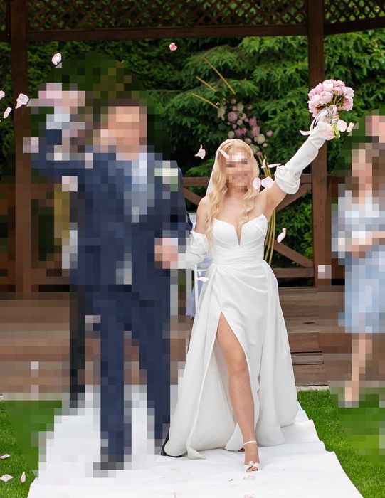 Sprzedam gładką suknię ślubną Anne-Mariee – model Maylis