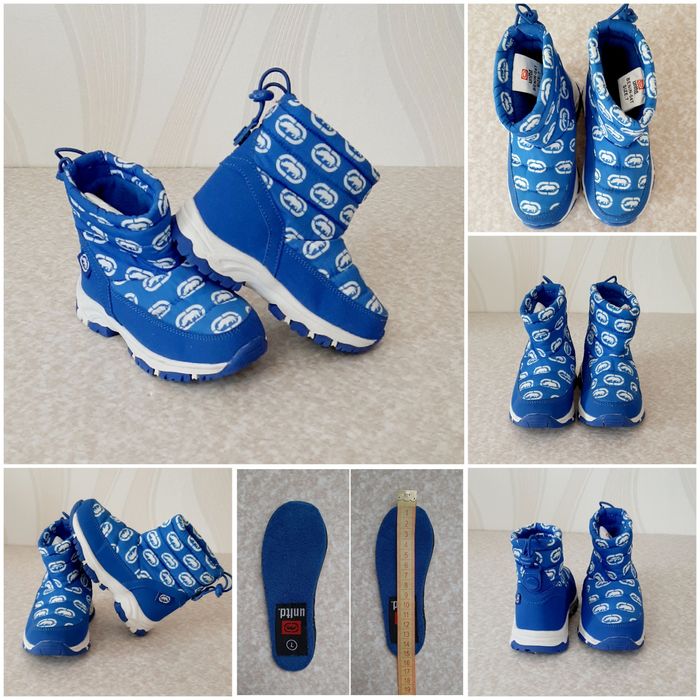 Дитячі чоботи дутіки зима Ecko Unltd оринігал