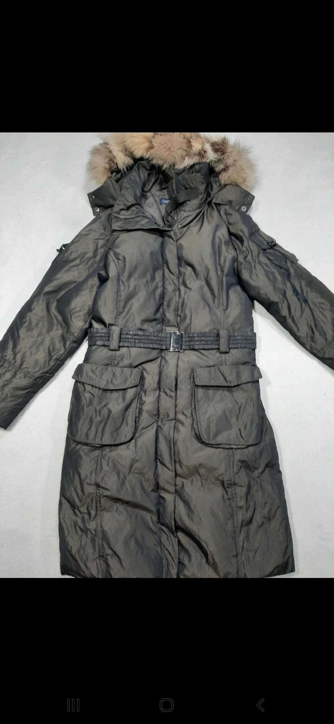 Płaszcz/parka/kurtka 70%puch kaczy 30%pierze Getex