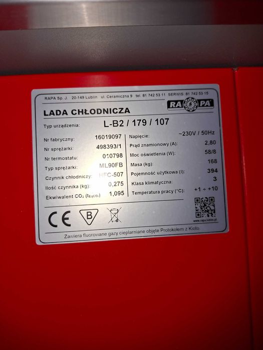 Lada chlodnicza Rapa