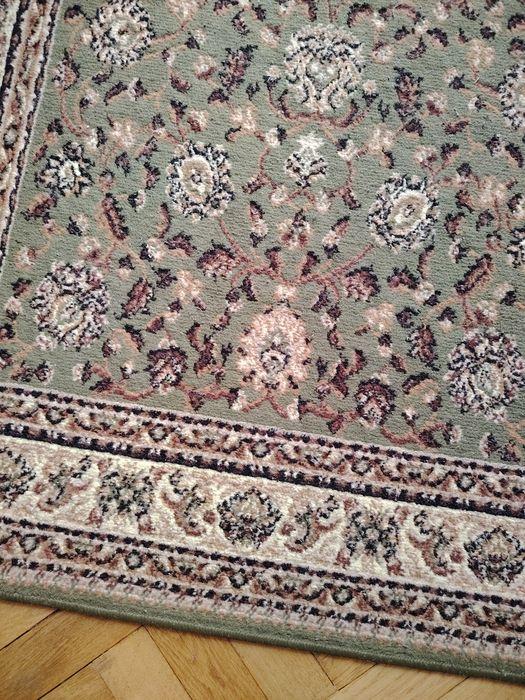 Ковер Weltom Polska 120 на 170 см цвет оливка с Leroy Merlin