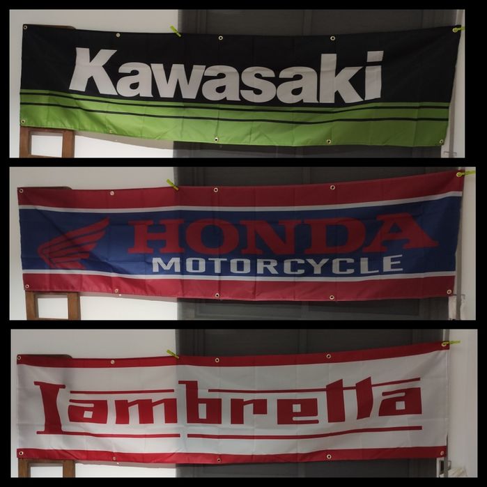 Bandeiras Faixas com 2,4m x 0,60m