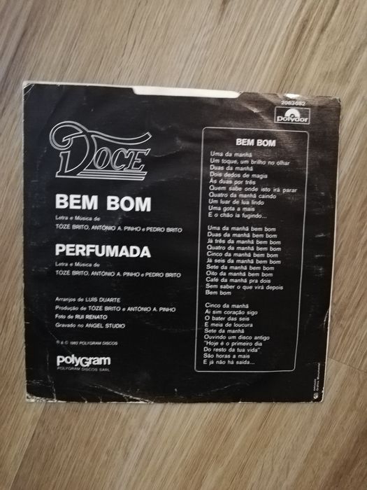 Vinil das artistas Doce - Bem Bom