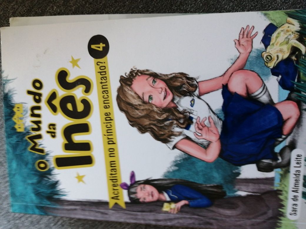 Livros da coleção o mundo da Inês