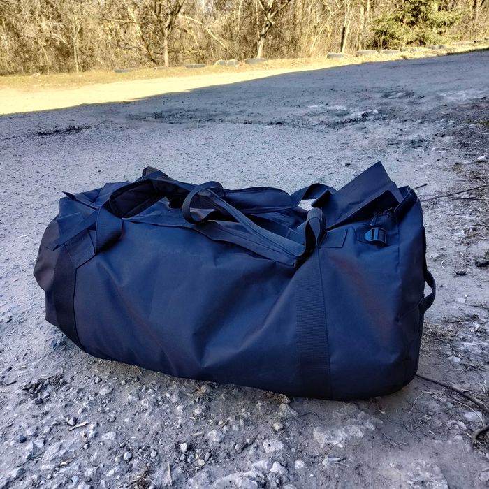 Баул рюкзак сумка чорного кольору 120 літрів