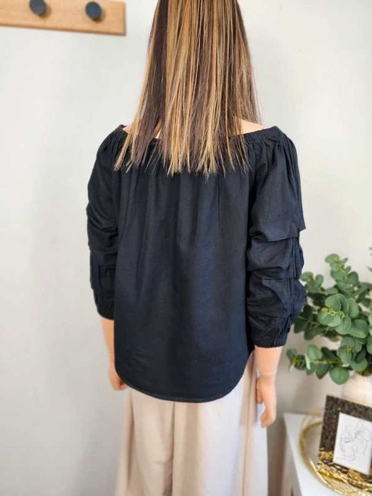 Bluzka damska czarna Sparkz bawełna casual M 38