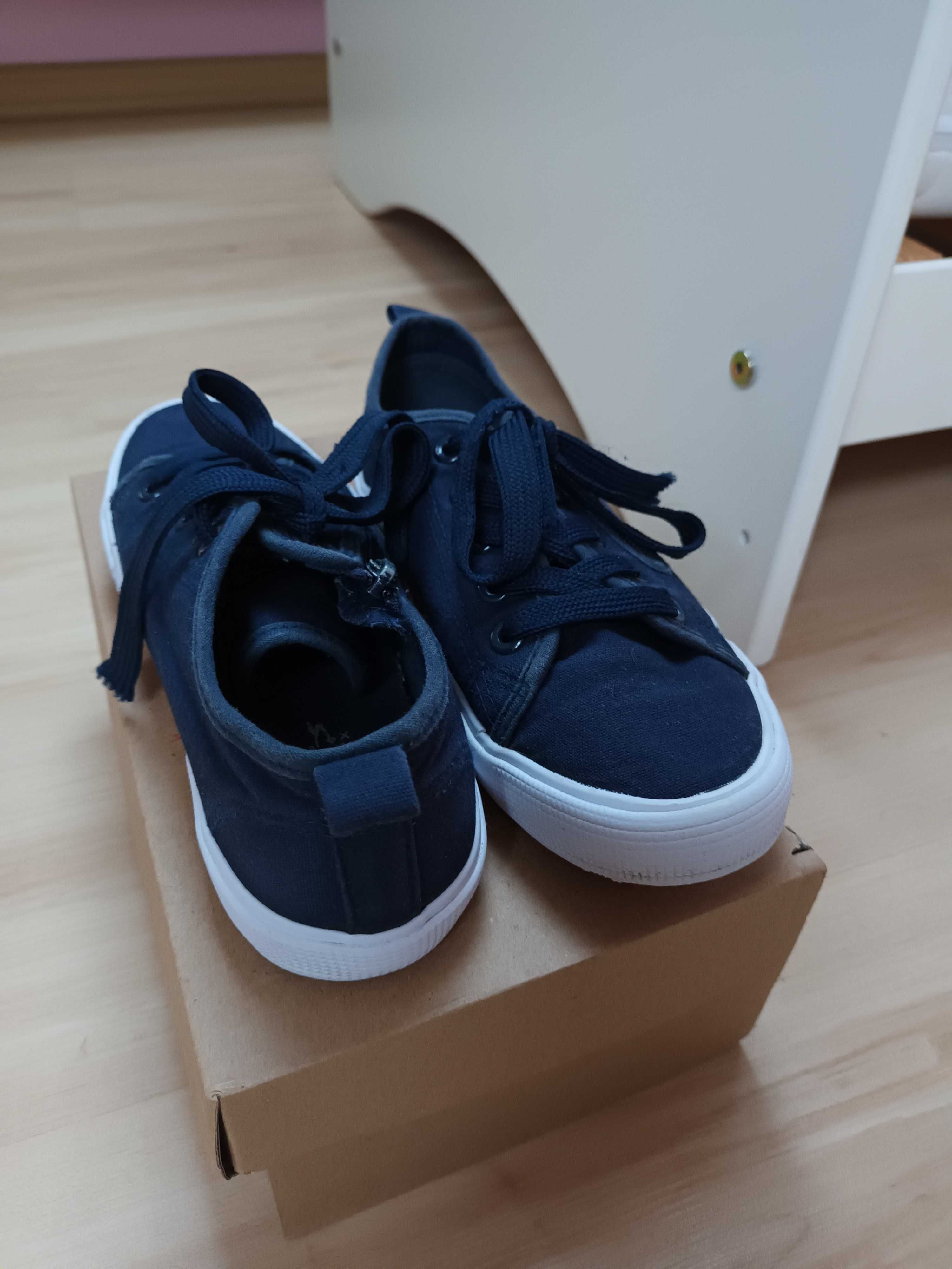 Trampki granat, 32, bdb