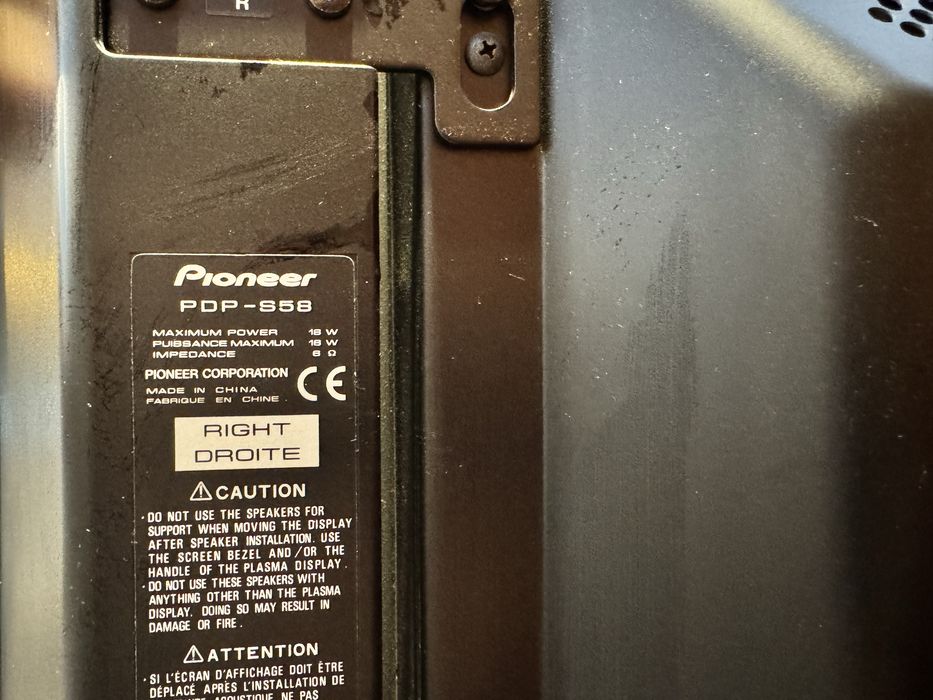 Плазмовий телевізор Pioneer PDP-LX5080D (50 дюймів) + динаміки PDP-S58