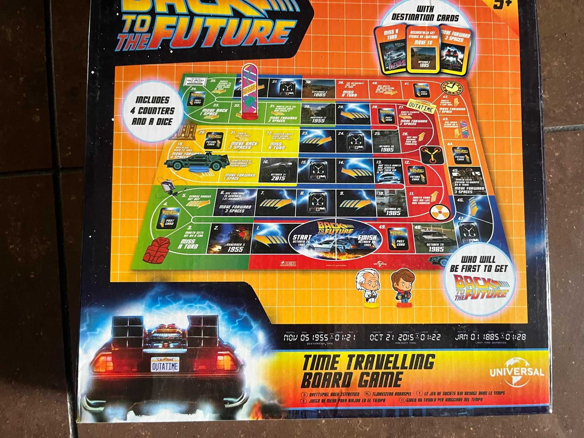 Gra Back to the Future time travelling board game