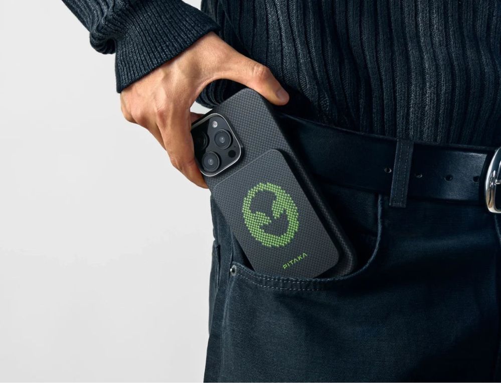 Повербанк Pitaka Aramid Fiber Magnetic Power Bank 5000mAh 15 Вт Alien