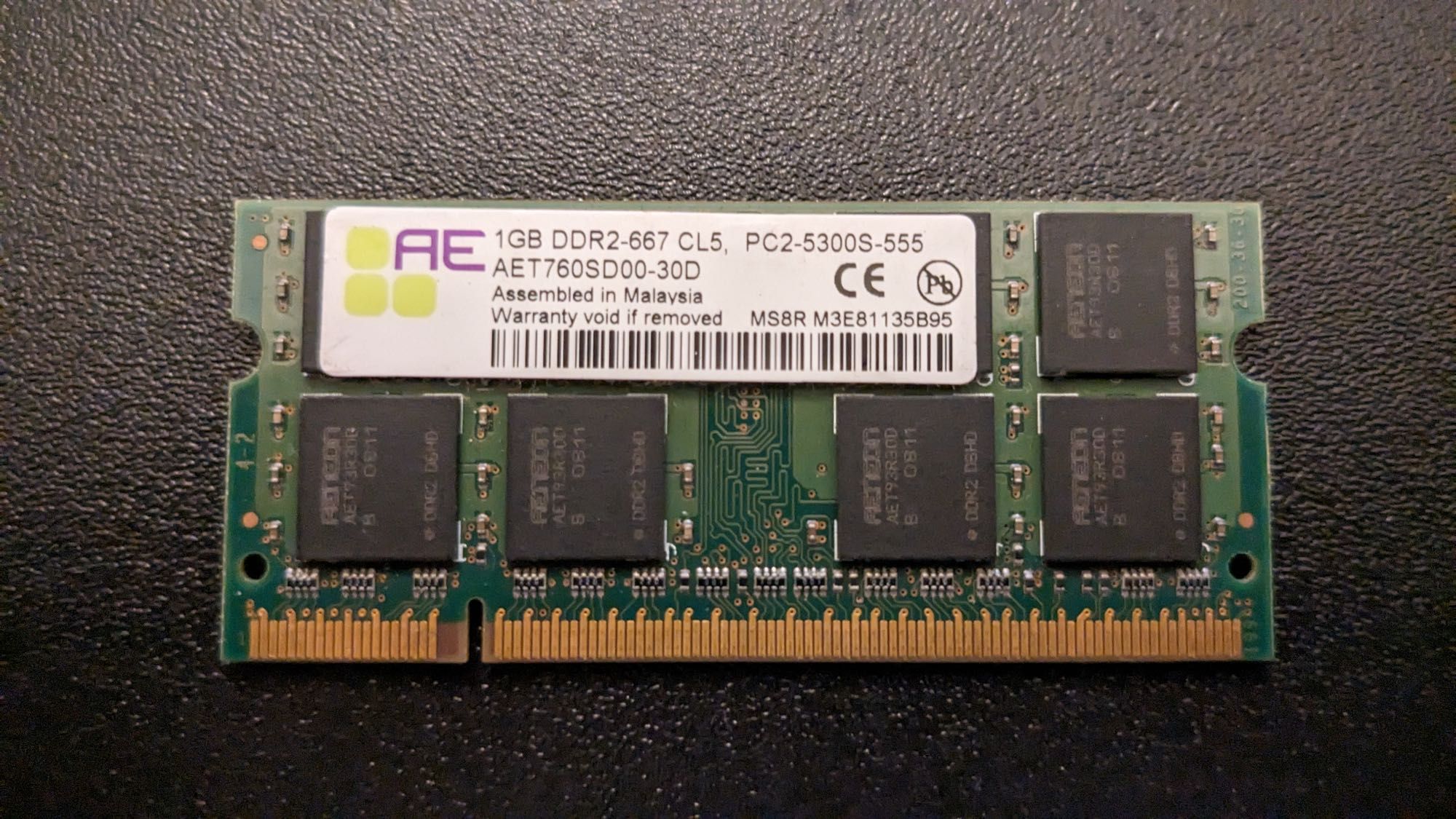 Memórias SO-DImm (DDR1/DDR2/DDR3)