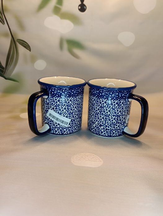 *Kubek ceramiczny Bolesławiec dwupak 300ml ceramika Bolesławiec