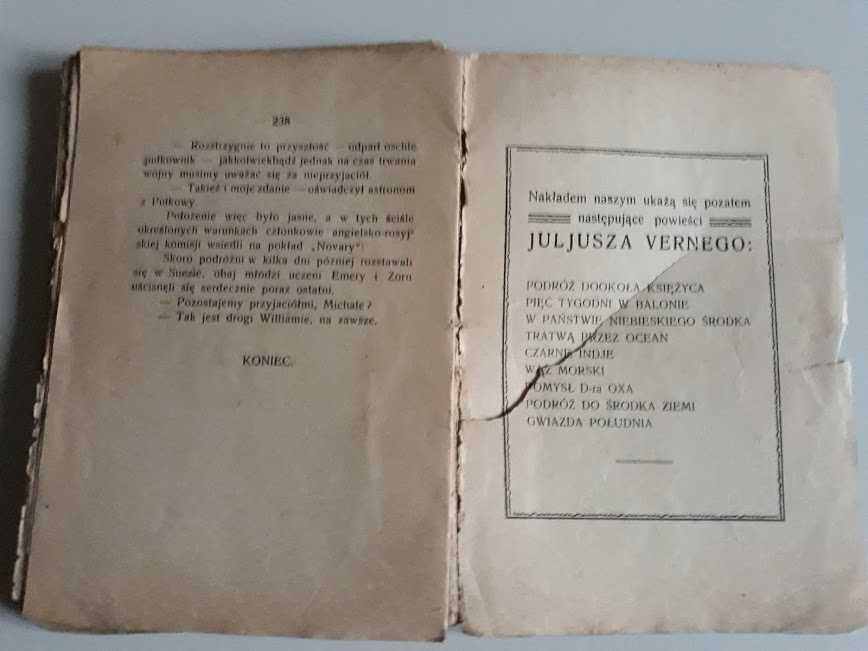 Pod płomiennym słońcem Afryki. Juljusz Verne. 1929 Lwów.