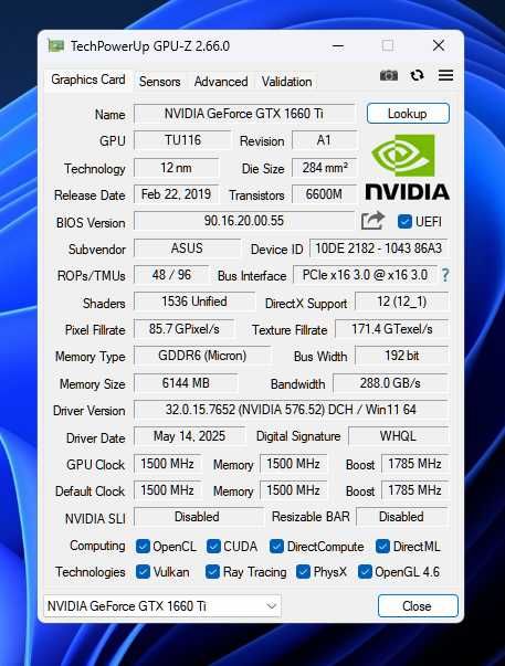 ігровий пк r5 3600 1660ti