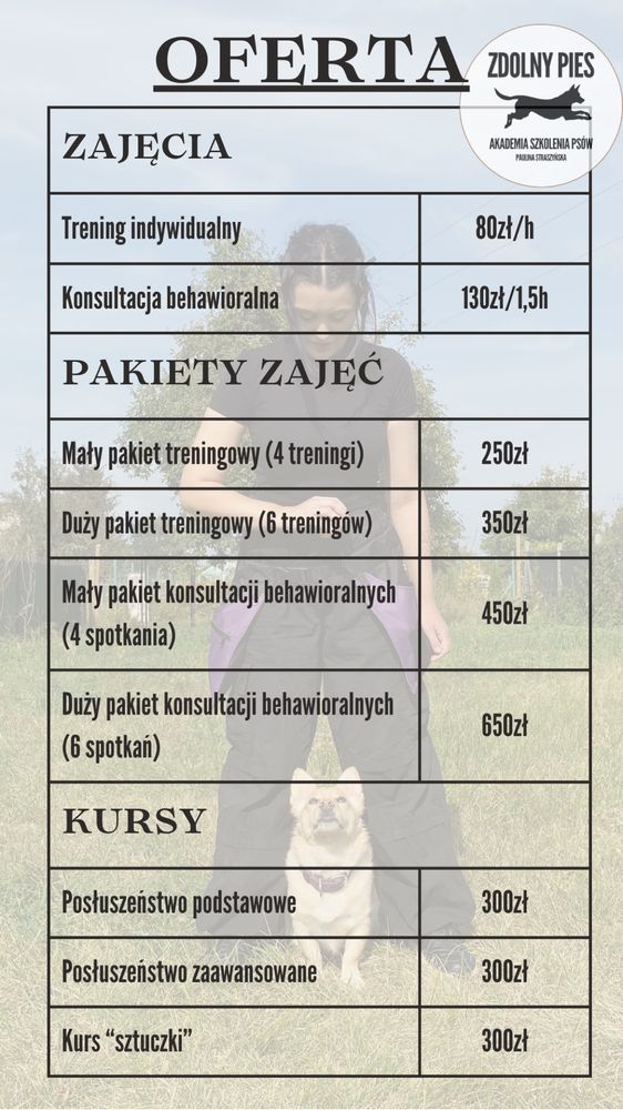 Behawiorysta psów, trener psów, zoopsycholog, Gorzów Wlkp.
