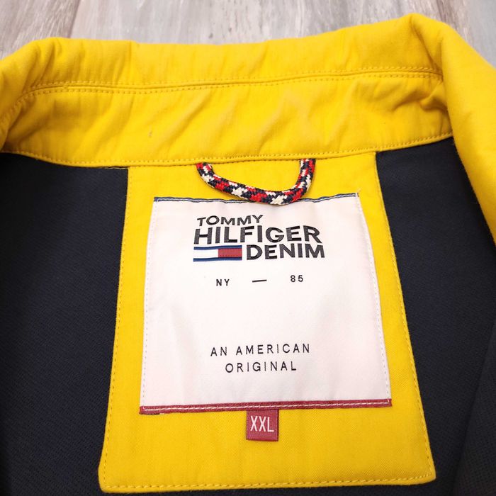 TOMMY HILFIGER Varsity Coach Jacket Streetwear Męska Kurtka Usa Top