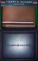 TOMMY HILFIGER USA Meski Portfel RFID Oryginalny! Brazowy + Pudelko