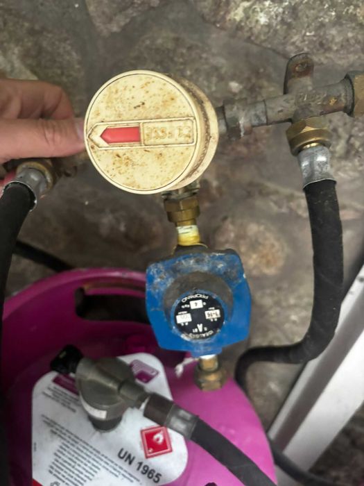 central de 4 botijas 45 kg propano