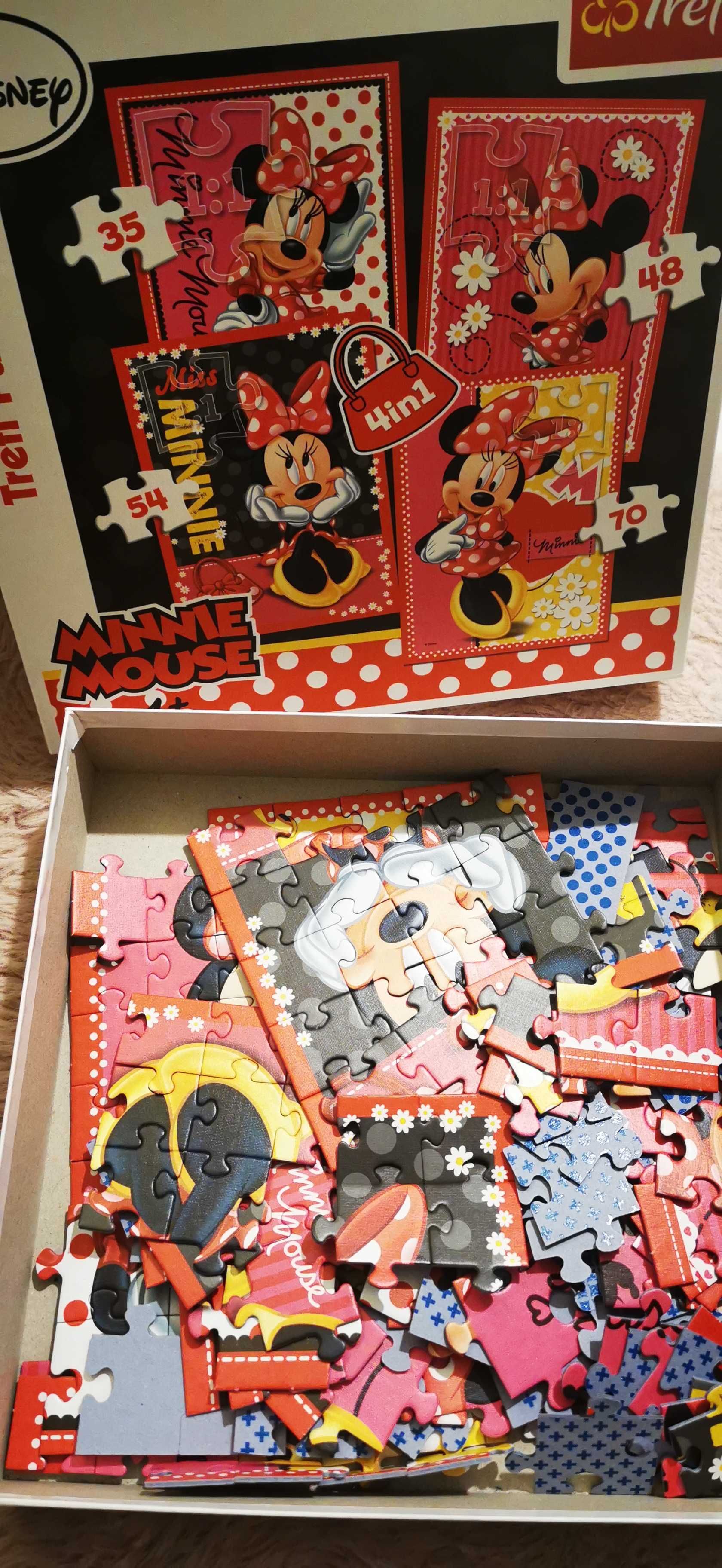 Puzzle Trefl Minnie Mause 4in1