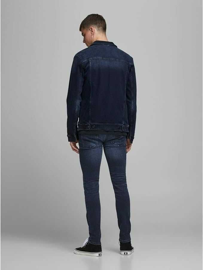 Męskie Jeans JACK&JONES Liam Original AM 816 Ciemnoniebieskie 36W 34L