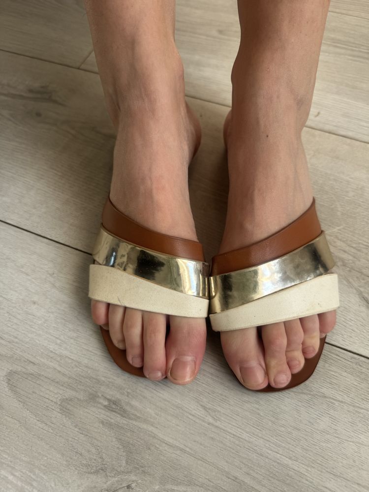 Klapki  braz 37 Tk maxx