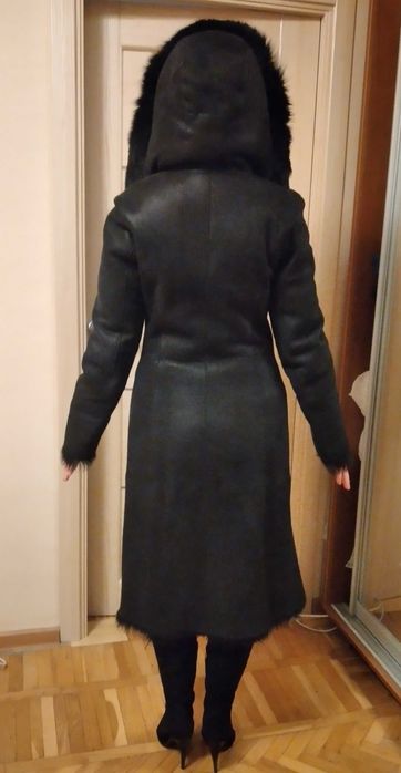 Дублёнка женская, шикарная, р.S, 2000грн.