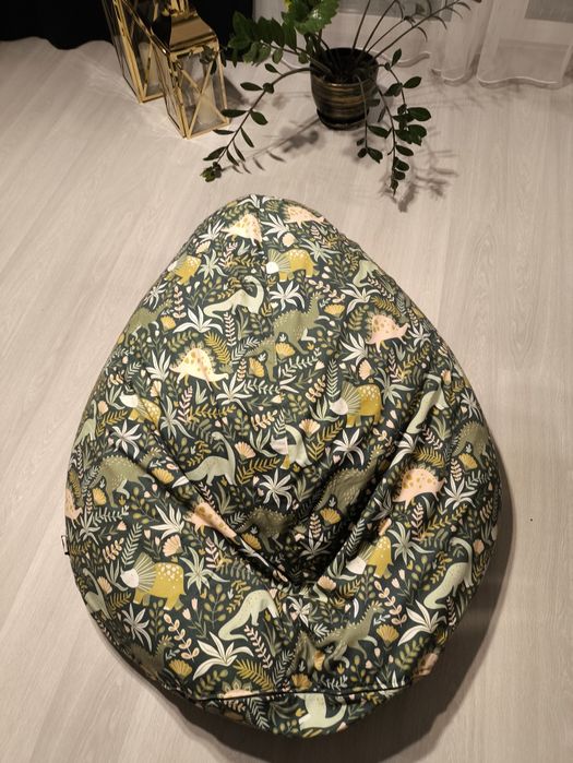 Pufa, narzuta, duży zestaw dla fana dinozaurów