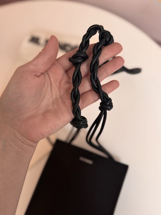 Сумка Jil Sander чорна шкіряна