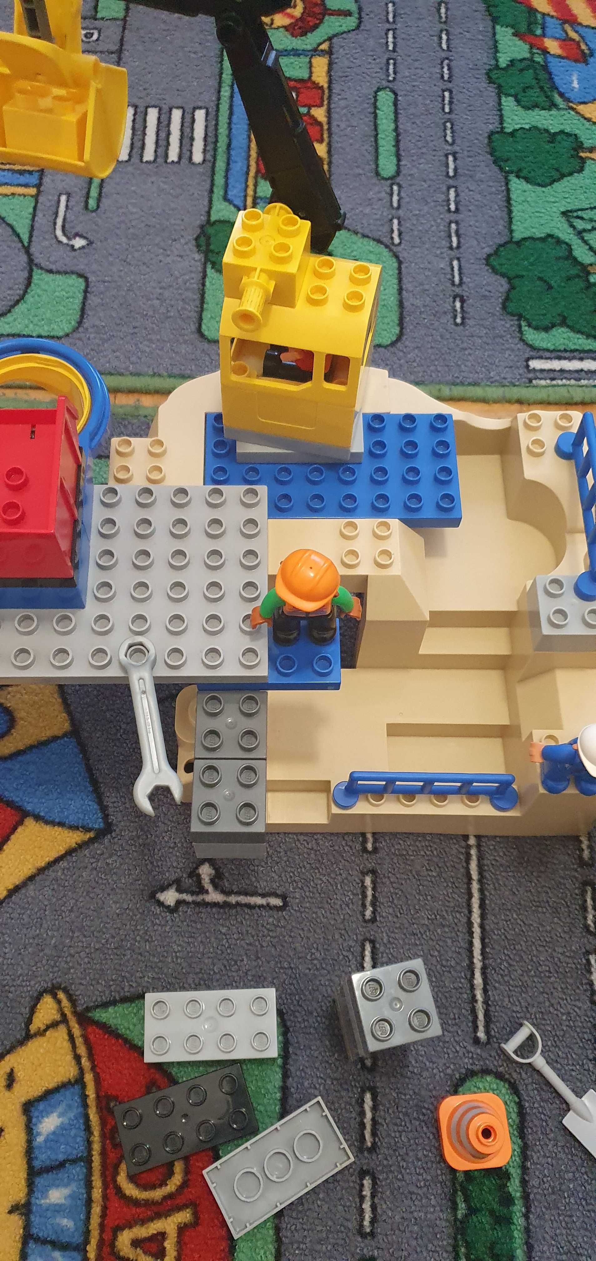 Klocki lego duplo 5653 duży zestaw plus wywrotka i samochód