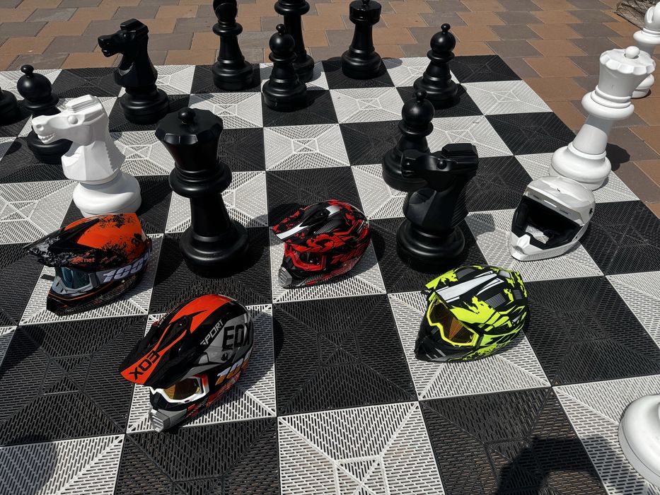 Эндуро кроссовый мото шлем с очками в комплекте