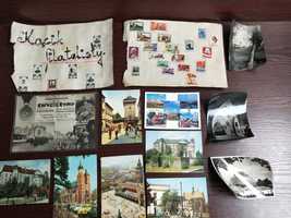 Znaczki kolekcja pocztówki widokówki znaczek zdjęcia
