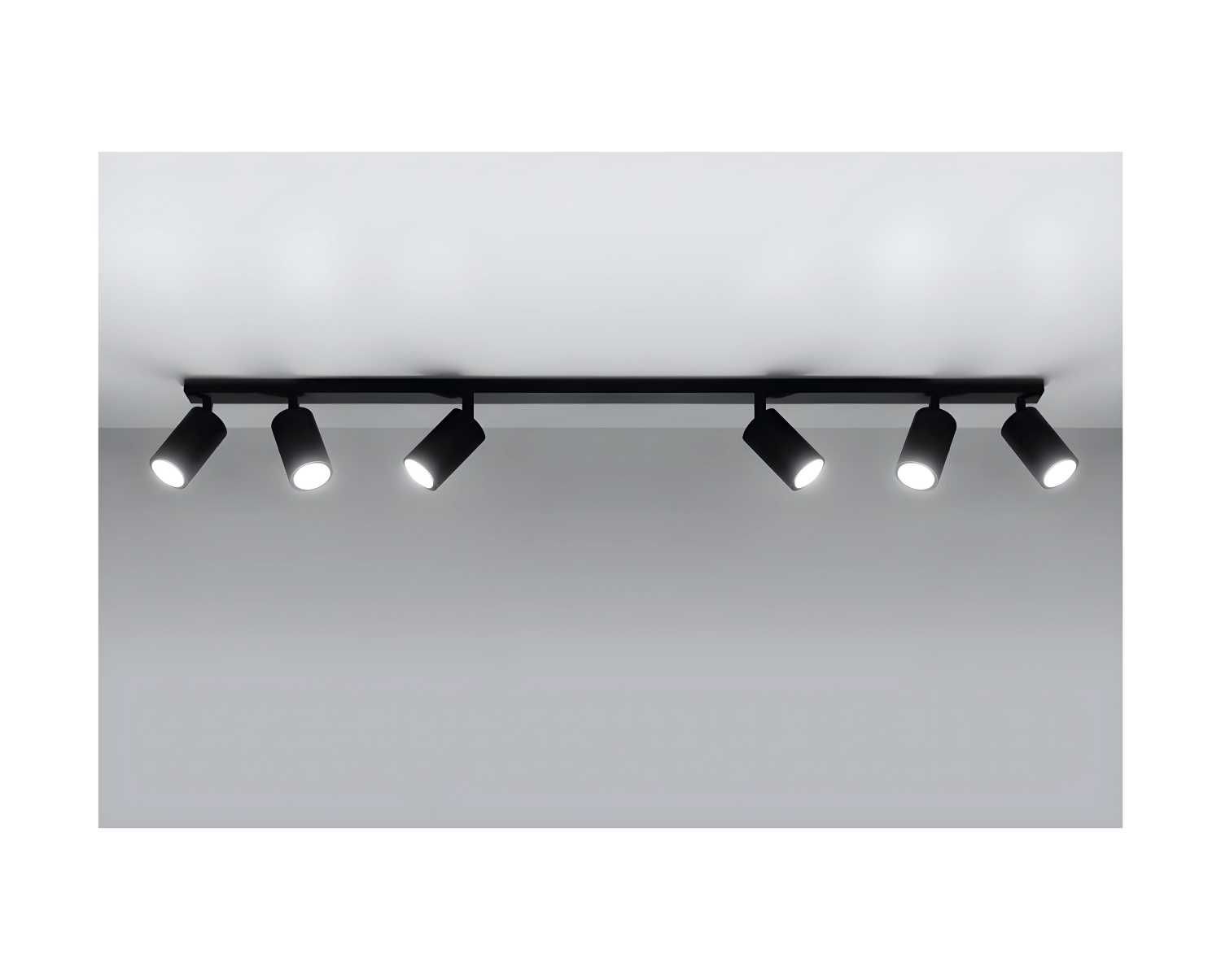 MEGA Lampa sufitowa szyna spot oprawa halogenowa 6x GU10 PREMIUM HIT