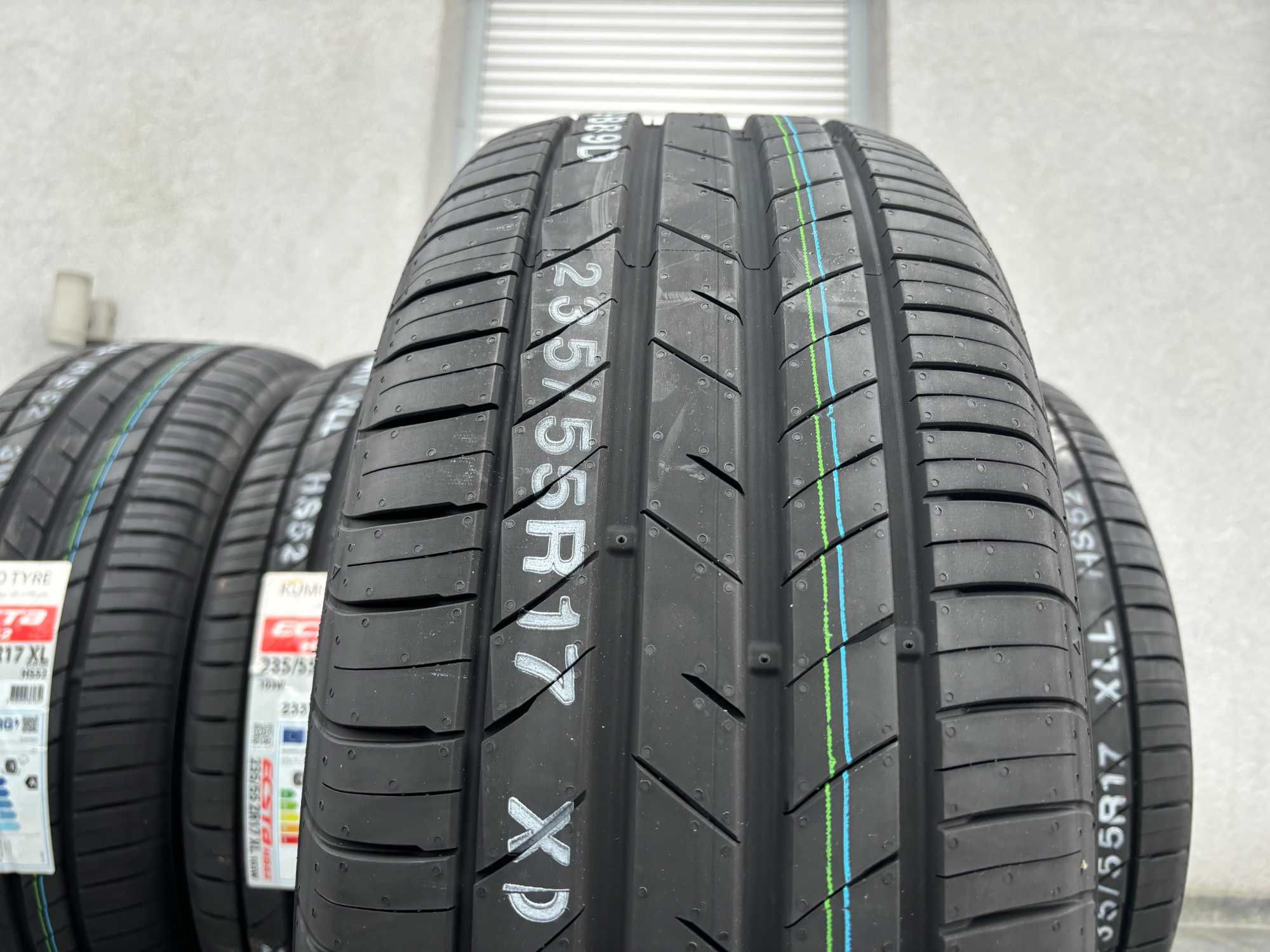 x4 letnie 235/55R17 Kumho Ecsta 103W XL Prosto z fabryki C,A,72db gwar