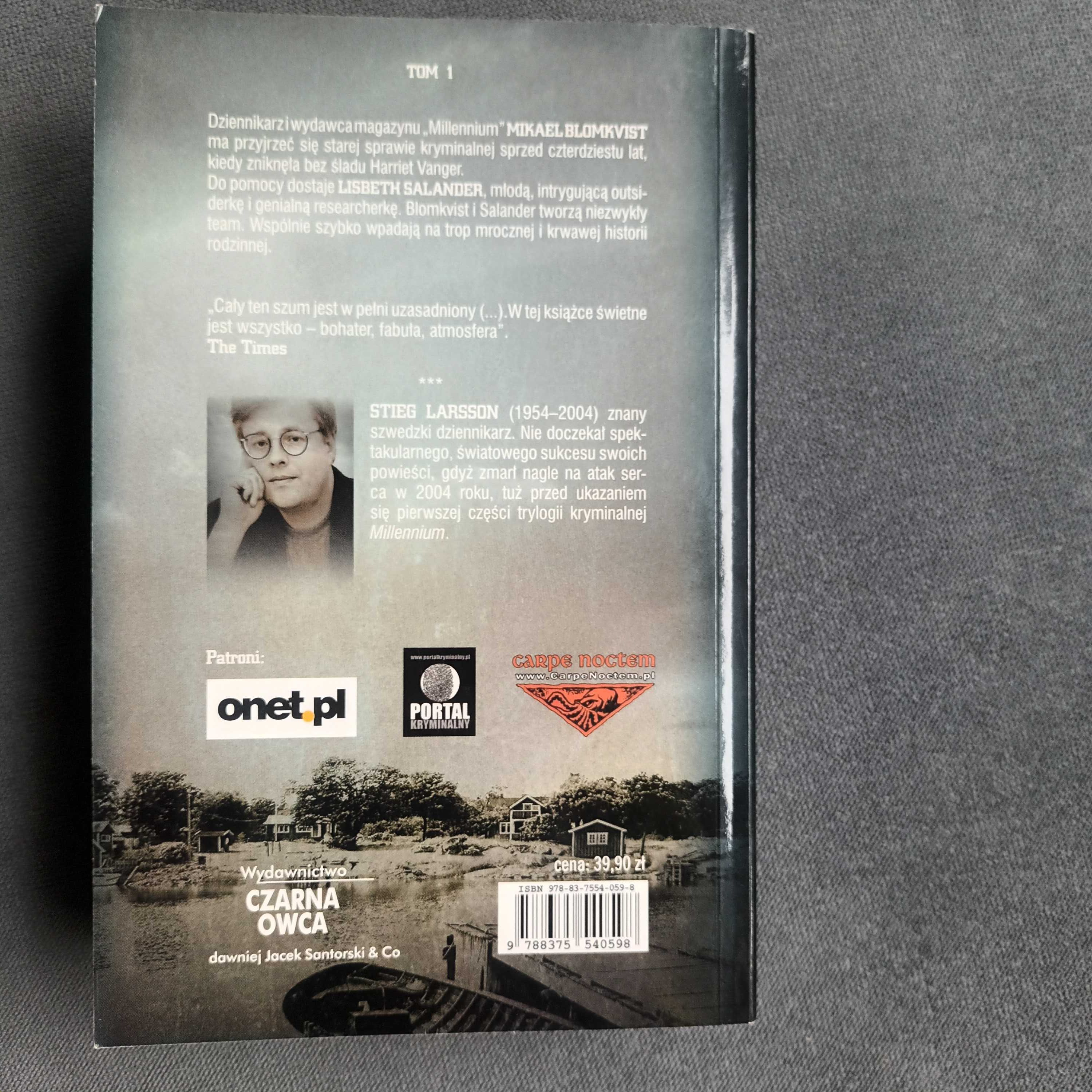 Mężczyźni, którzy nienawidzą kobiet Stieg Larsson