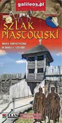 Mapa turystyczna - Szlak Piastowski 1:125 000 - praca zbiorowa