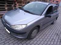 Peugeot 206 Atrapa Grill Srebrny