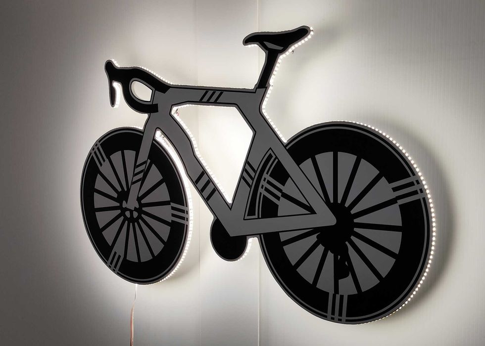 Bicicleta com iluminação