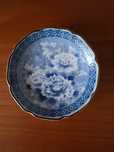 Prato Porcelana Azul e Branco