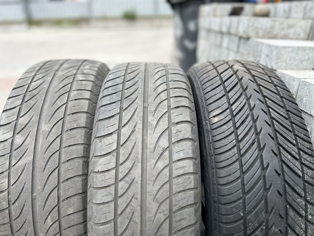 Koła alufelgi 4x100 ET49 Opel Astra G opony 195/60R15, tylko 3 szt.