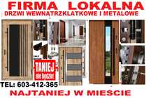 Tanie drzwi zewnętrzne wejściowe z montażem akustyczne ANTYWŁAMANIOWE
