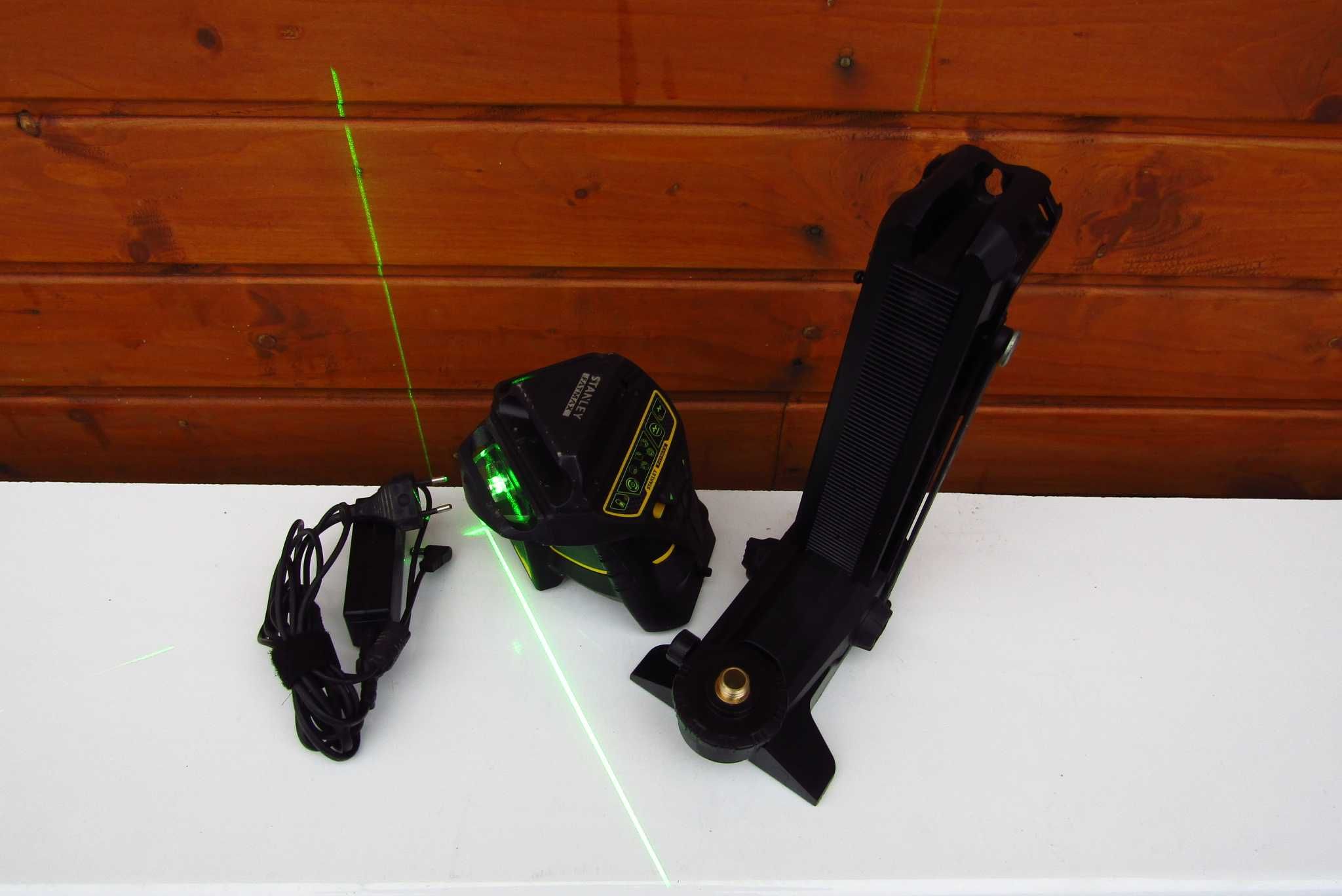 STANLEY X3G laser obrotowy ZIELONY  3x 360° FMHT-77356 Laser krzyżowy