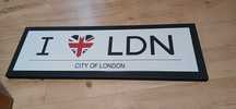 Dekoracja na ścianę do gabinetu anglisty I LOVE LONDON