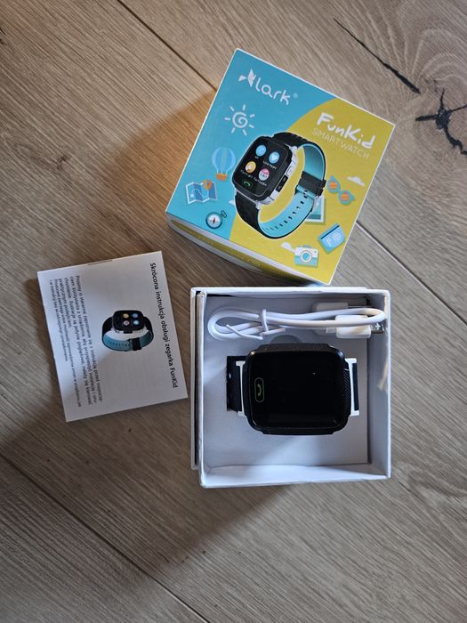 Lark Fun Kid Czarno-Biały Smartwatch nieużywany