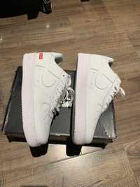 Supreme x Nike Air Force 1 White Low Shoes EU 41