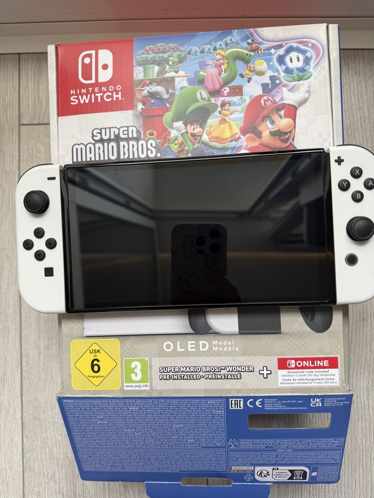 Nintendo switch oled + gry