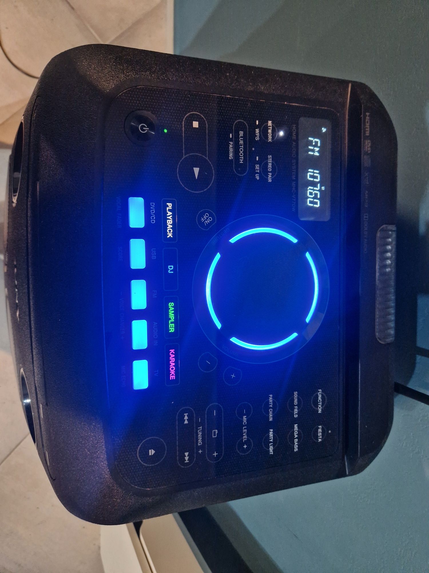 GŁOŚNIK przenośny SONY power Audio SONY MHC-V73D, BT, NFC