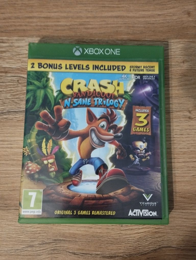 Crash Bandicoot Xbox one stan idealny